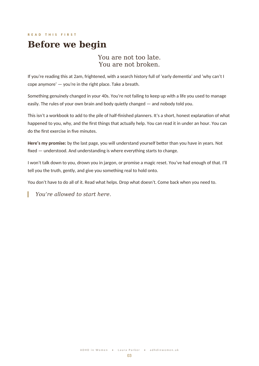 Inside the Everything Fell Apart In My 40s guide