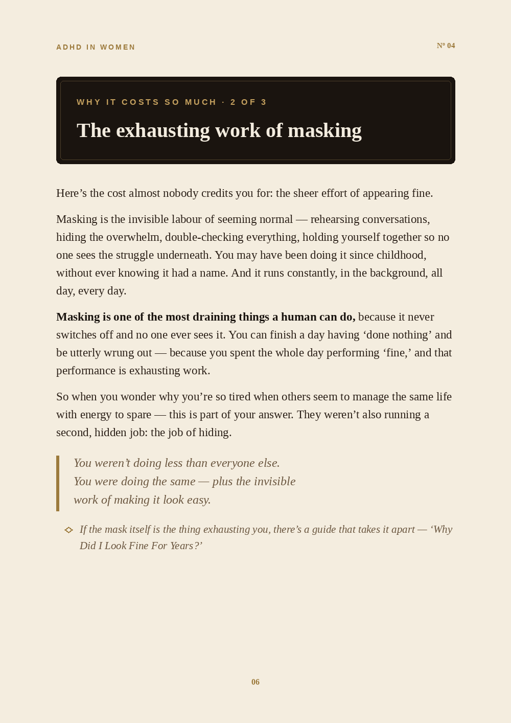 Inside the Why Am I Suddenly So Burnt Out? guide