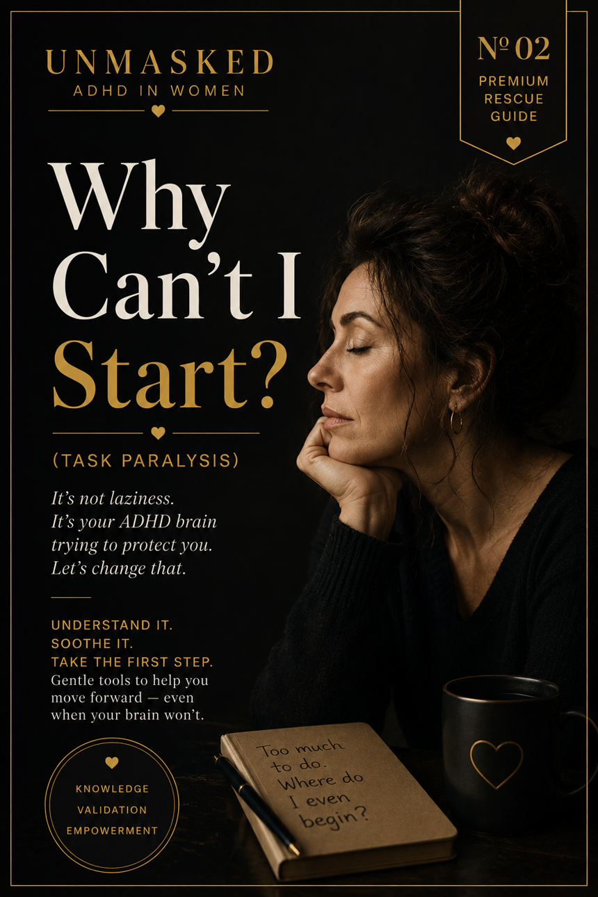 Why Can't I Make Myself Do Anything? &mdash; Premium Rescue Guide cover