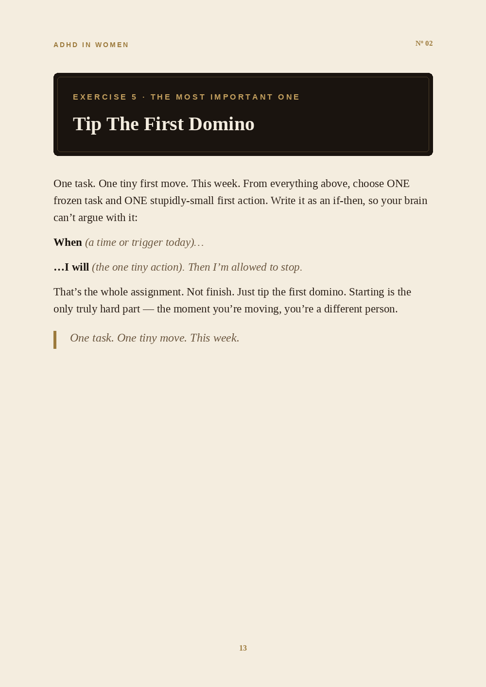 Inside the Why Can't I Make Myself Do Anything? guide