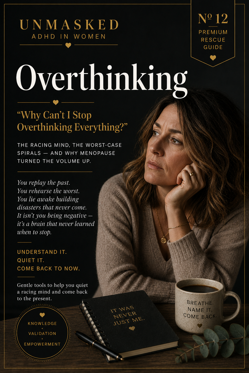 Why Can't I Stop Overthinking Everything? &mdash; Premium Rescue Guide cover