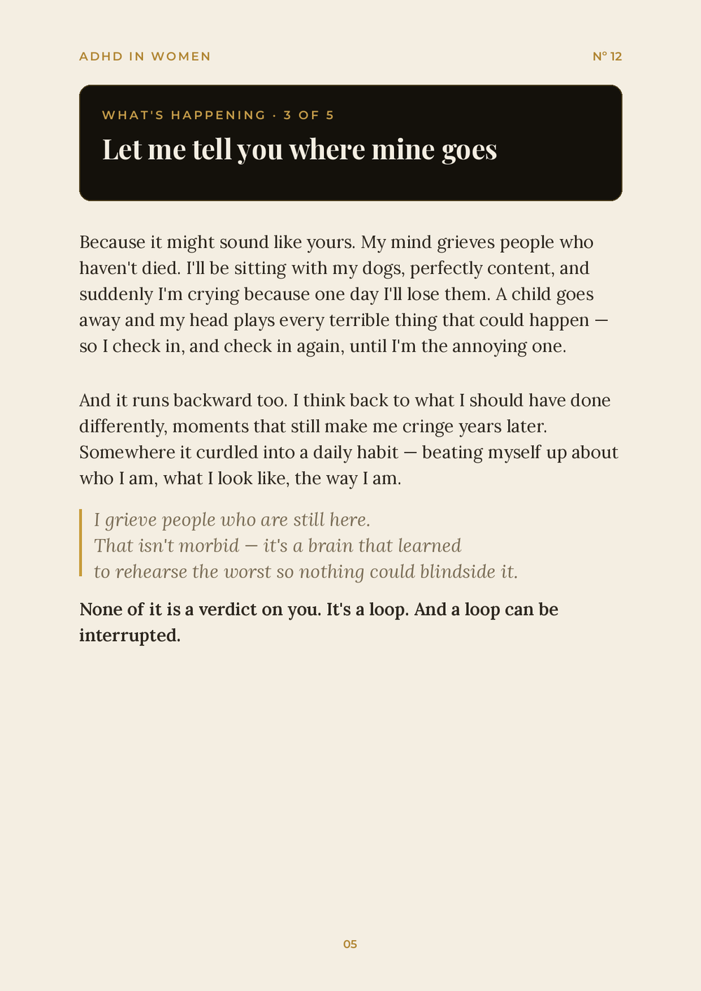 Inside the Why Can't I Stop Overthinking Everything? guide