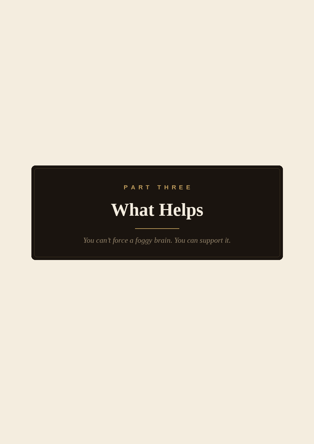Inside the Why Is My Brain Fog So Bad? guide
