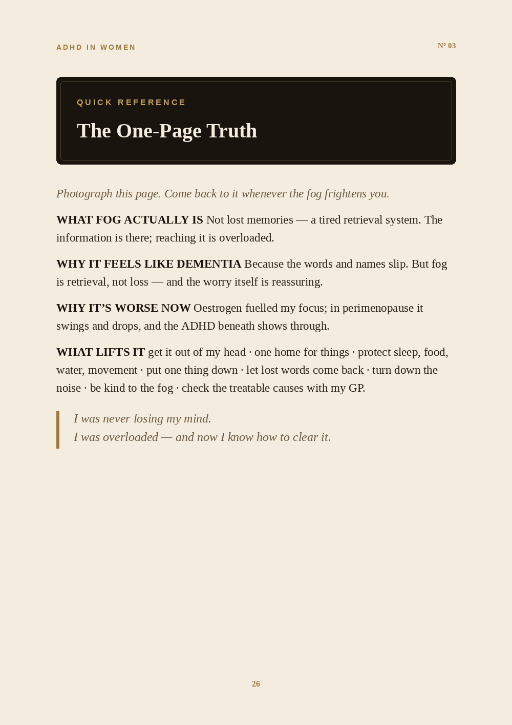 Inside the Why Is My Brain Fog So Bad? guide