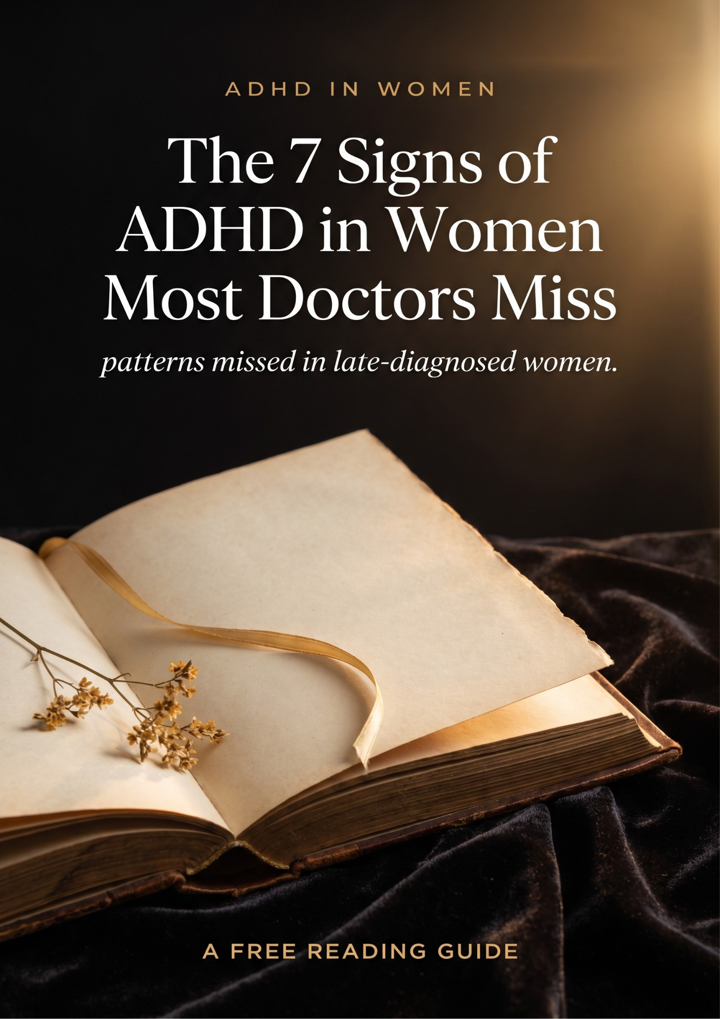 Cover of The 7 Signs of ADHD in Women Most Doctors Miss