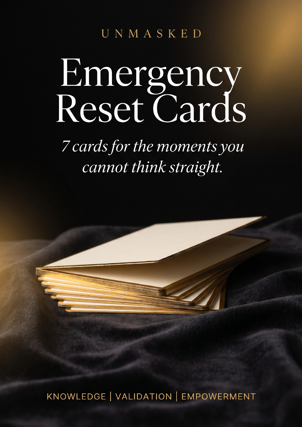 The Emergency Reset Cards cover